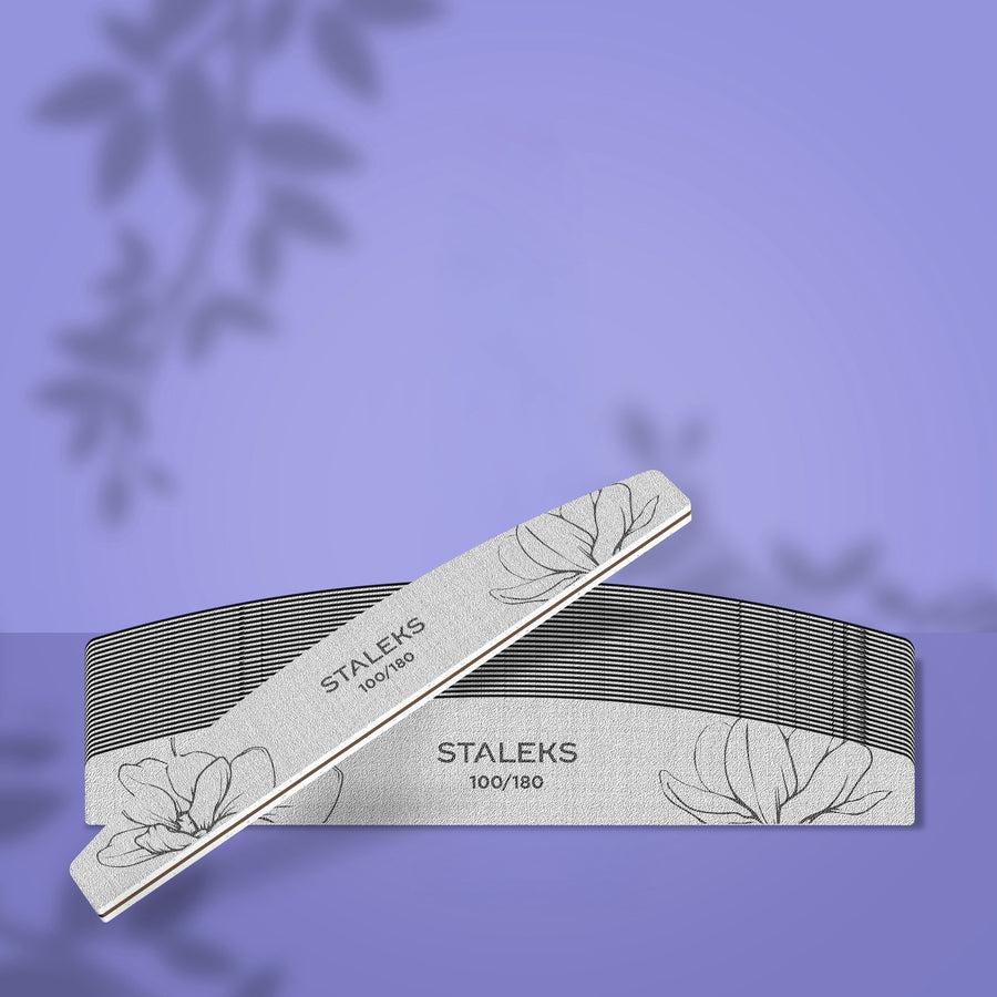 Staleks Crescent mineral nail file EXPERT 40 100/180 grit - NFE-40-100/180-25 - Bild 1