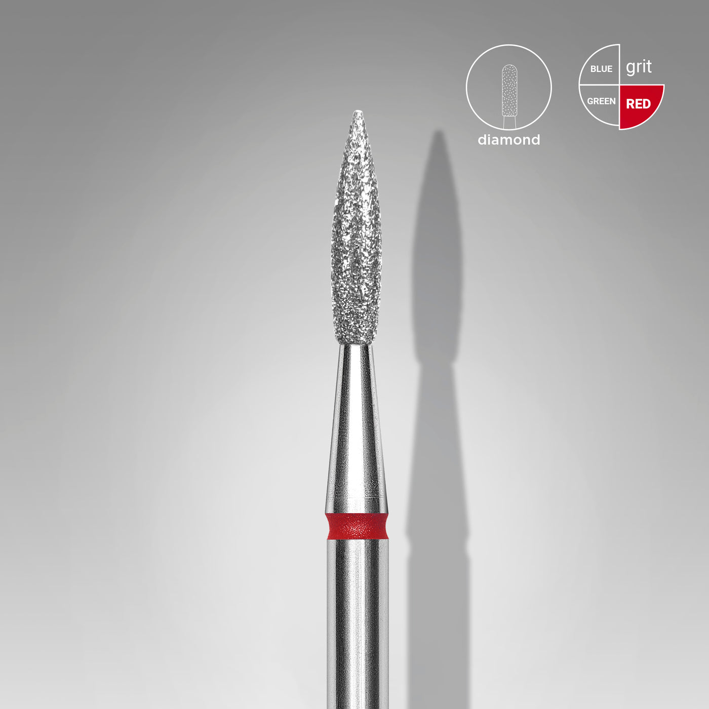 Staleks Diamond flame cutter sharp red EXPERT diameter 2.3 - FA11R023/8 - Bild 1