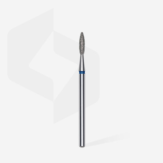 Staleks Diamond nail drill bit flame blue EXPERT head diam - FA10B021/8 - Bild 2