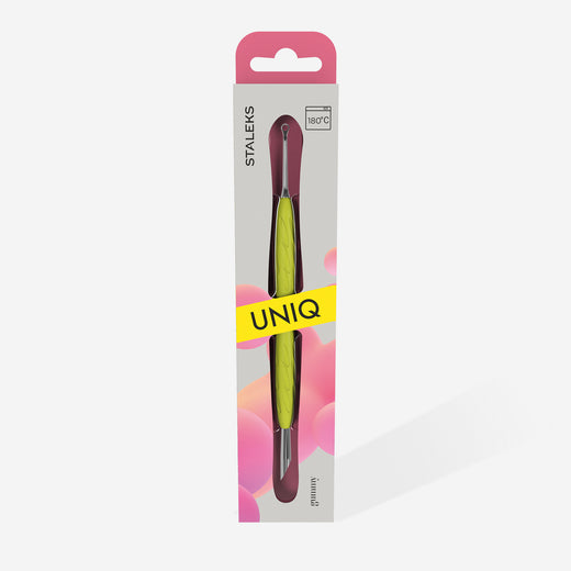 Staleks Manicure pusher Gummy with yellow silicone handle - PQ-11/2Y - Bild 4