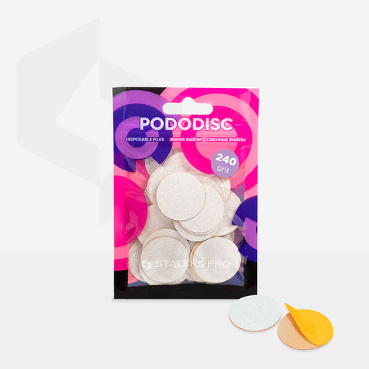 Staleks Disposable white files PDF-25-240W for pedicure di - PDF-25-240W - Bild 3