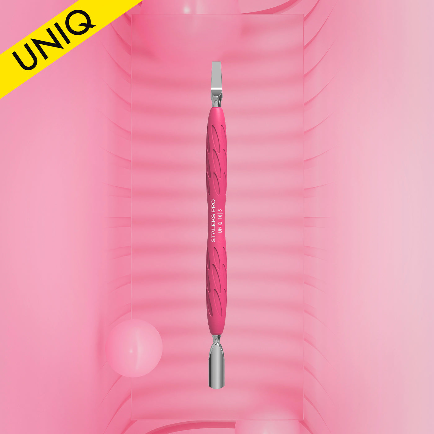 Staleks Manicure pusher Gummy PQ-10/5 with silicone handle - PQ-10/5 - Bild 1
