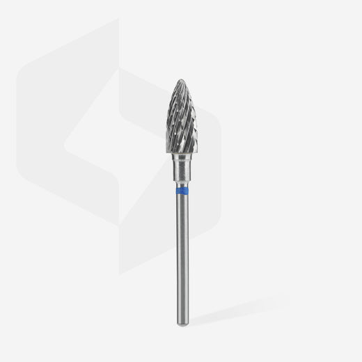 Staleks Carbide nail drill bit FT110B060/14 pine cone blue - FT110B060/14 - Bild 2