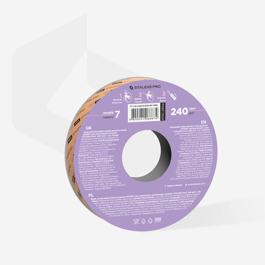 Staleks Disposable white abrasive tape papmAm EXPERT 240 g - ATSC-240W - Bild 2