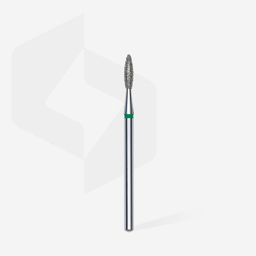 Staleks Diamond nail drill bit flame green EXPERT head dia - FA10G021/8 - Bild 2