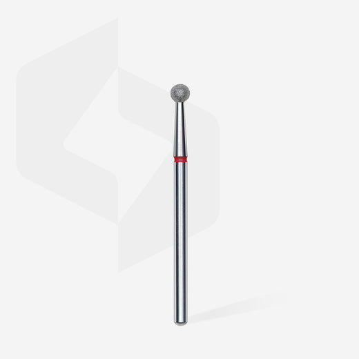 Staleks Diamond nail drill bit ball red EXPERT head diamet - FA01R035 - Bild 2