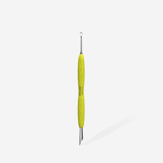 Staleks Manicure pusher Gummy with yellow silicone handle - PQ-11/2Y - Bild 3