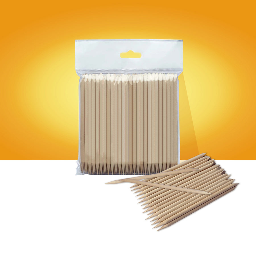 Staleks Orange stick EXPERT wooden 110 mm (100 pcs) - DOS-30/100 - Bild 1