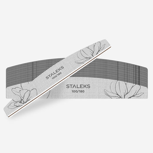 Staleks Crescent mineral nail file EXPERT 40 100/180 grit - NFE-40-100/180-25 - Bild 3