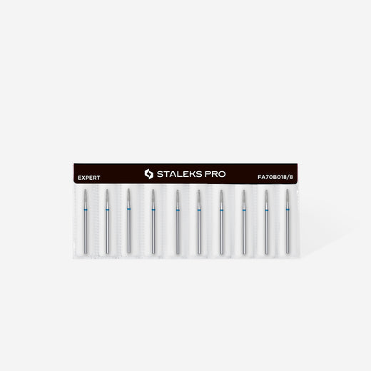 Staleks Diamond nail drill bit frustum blue EXPERT head di - FA70B018/8 - Bild 3