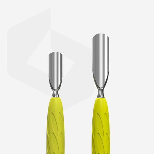 Staleks Manicure pusher Gummy with yellow silicone handle - PQ-10/1Y - Bild 2