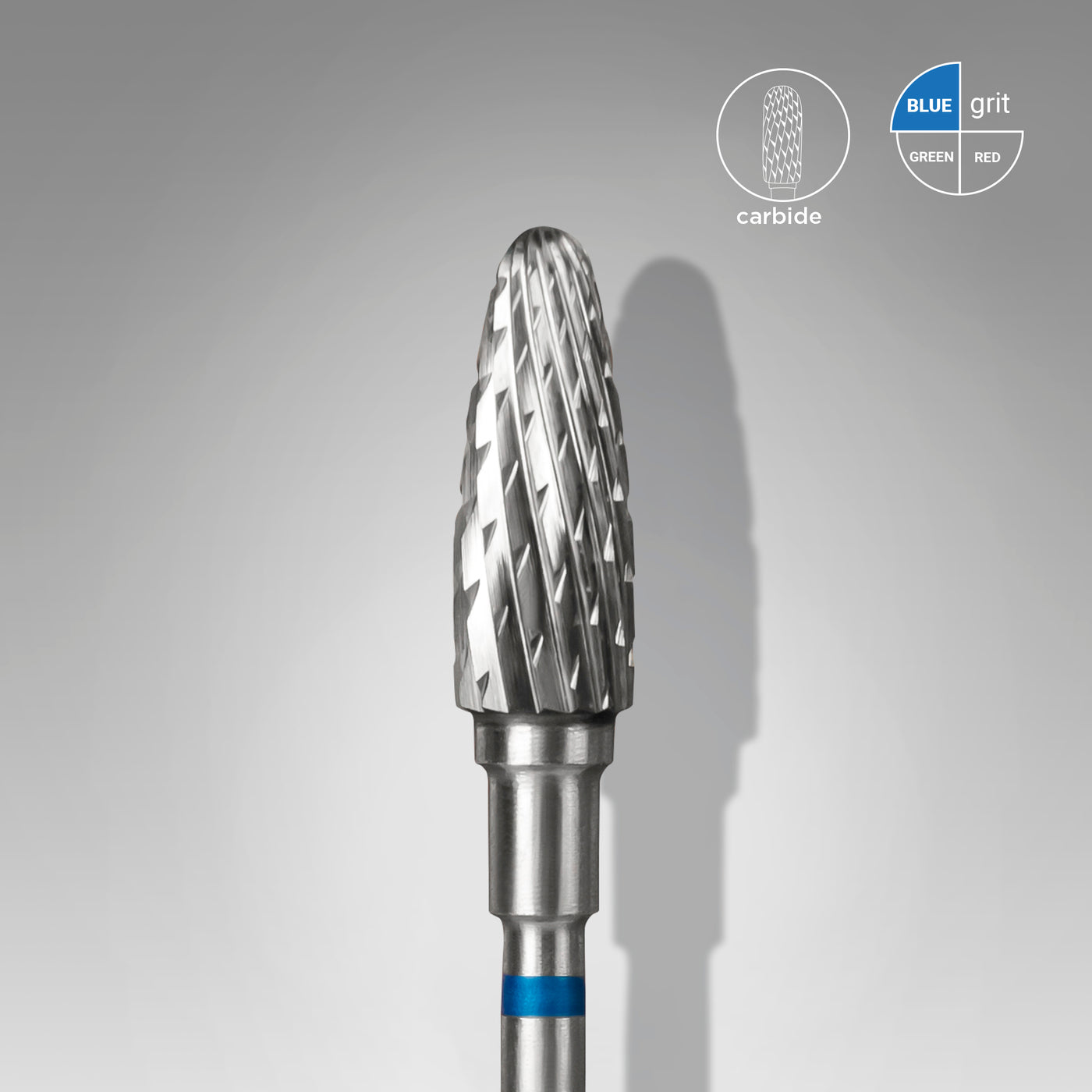 Staleks Carbide nail drill bit corn blue EXPERT head diame - FT90B050/13 - Bild 1