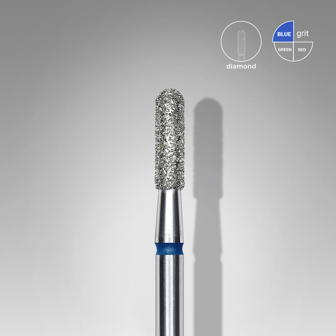 Staleks Diamond nail drill bitFA30B023/8 rounded cylinder - FA30B023/8 - Bild 1