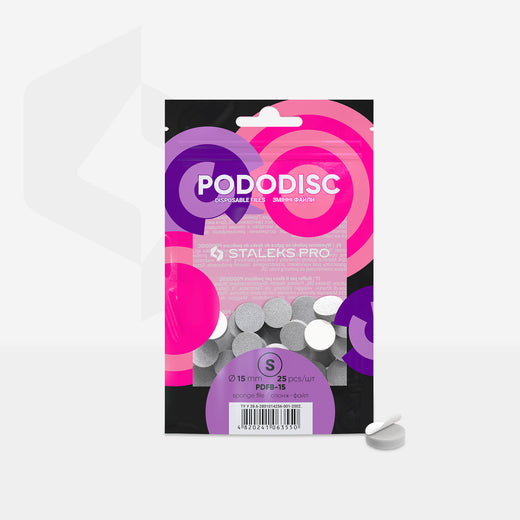 Staleks Disposable files-sponges for pedicure disc PODODIS - PDFB-15 - Bild 3