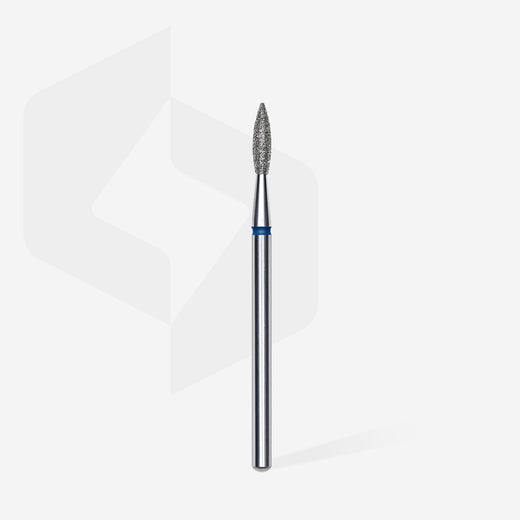 Staleks Diamond nail drill bit pointed flame blue EXPERT h - FA11B021/8 - Bild 2