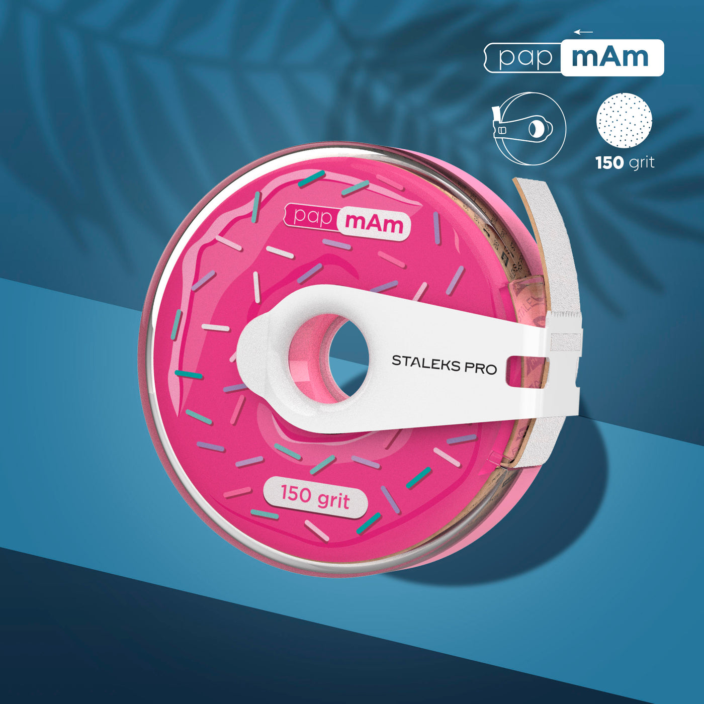 Staleks Disposable white abrasive ATC-150W tape papmAm EXP - ATC-150W - Bild 1