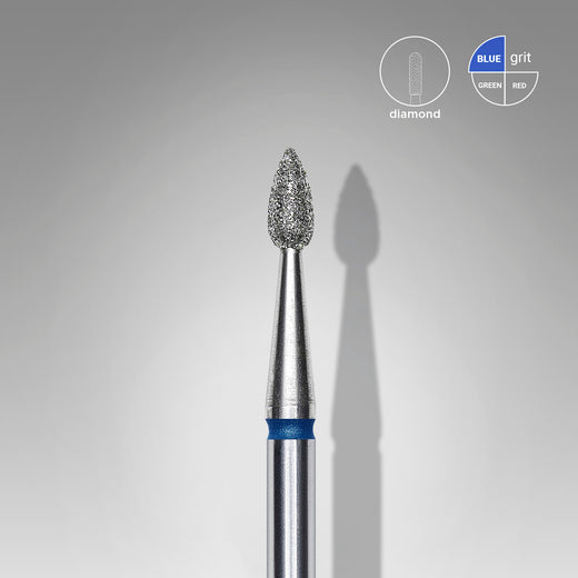 Staleks Diamond nail drill bit drop blue EXPERT head diame - FA40B023/5 - Bild 1