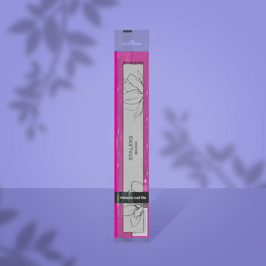 Staleks Straight mineral nail file EXPERT 20 180/240 grit - NFE-20-180/240 - Bild 1