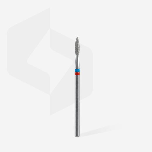 Staleks Diamond nail drill bit DUO flame red-blue EXPERT h - FA11RB021/8 - Bild 2