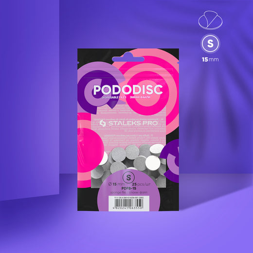 Staleks Disposable files-sponges for pedicure disc PODODIS - PDFB-15 - Bild 1