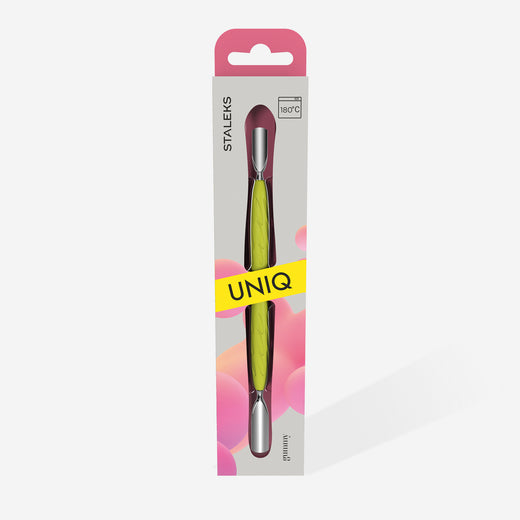 Staleks Manicure pusher Gummy with yellow silicone handle - PQ-10/1Y - Bild 4