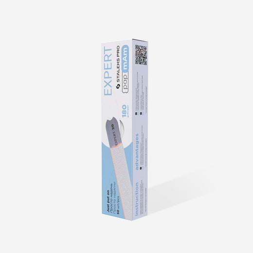 Staleks Disposable white files papmAm EXPERT 22 180 grit ( - DFCE-22-180W - Bild 3