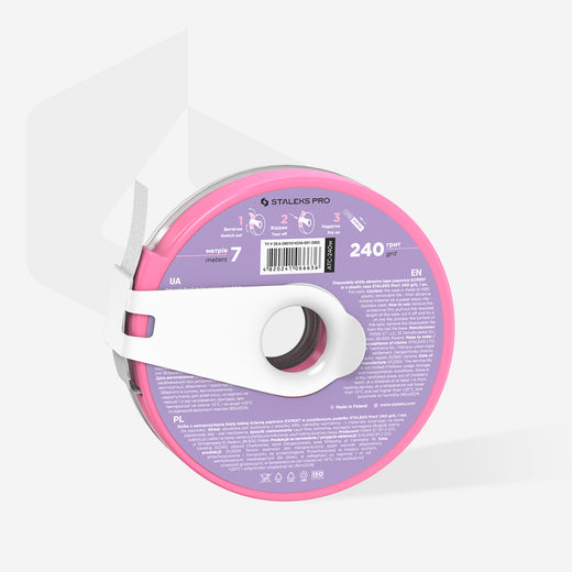 Staleks Disposable white abrasive tape papmAm EXPERT 240 g - ATC-240W - Bild 2