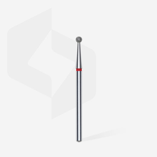 Staleks Diamond nail drill bit ball FA01R025 red EXPERT he - FA01R025 - Bild 2