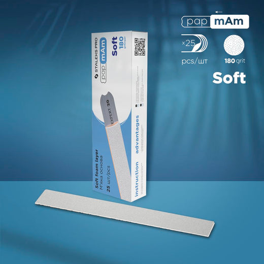 Staleks Disposable white files DFCE-20-180/25W papmAm on s - DFCE-20-180/25W - Bild 1