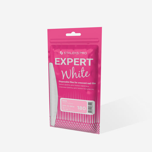 Staleks Disposable white files for crescent nail file EXPE - DFE-42-180W - Bild 4
