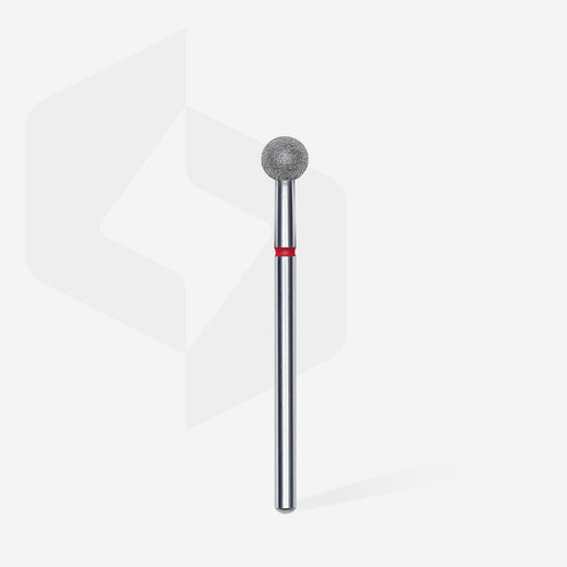 Staleks Diamond nail drill bit ball red EXPERT head diamet - FA01R050 - Bild 2