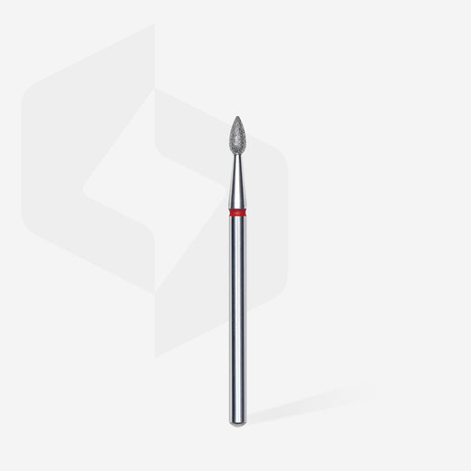 Staleks Diamond nail drill bit drop red EXPERT head diamet - FA40R023/5 - Bild 2