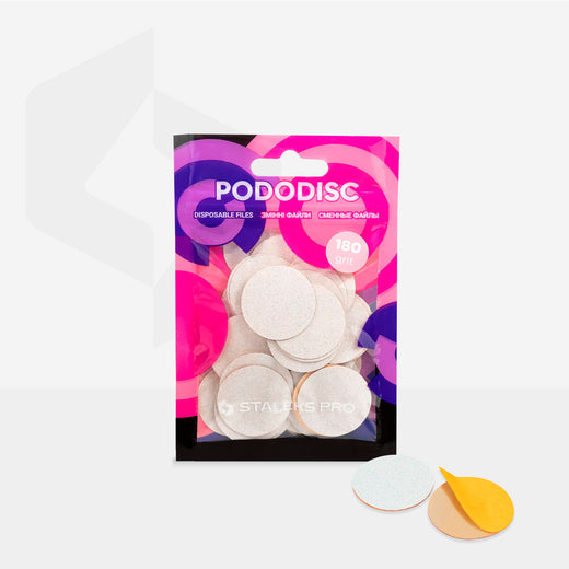 Staleks Disposable white files PDF-25-180W for pedicure di - PDF-25-180W - Bild 3