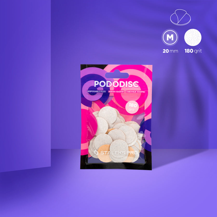 Staleks Disposable white files PDF-20-180W for pedicure di - PDF-20-180W - Bild 1