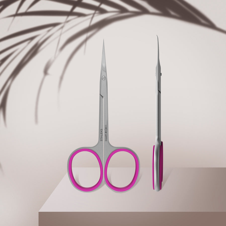 Staleks Professional cuticle scissors SS-41/3 with hook SM - SS-41/3 - Bild 1