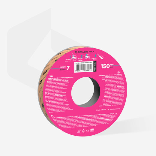 Staleks Disposable white abrasive ATSC-150W tape papmAm EX - ATSC-150W - Bild 2