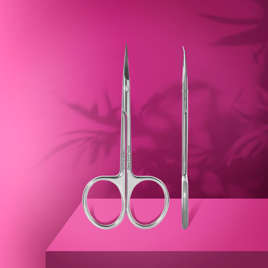 Staleks Professional cuticle scissors SE-51with hook EXPERT 51 - SE-51/3 - Bild 1